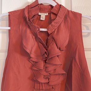 ♥️2/$14 Item♥️ J.Crew Size 10 Silk Top